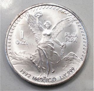 1992 Mexican Libertad 1oz.  999 Silver