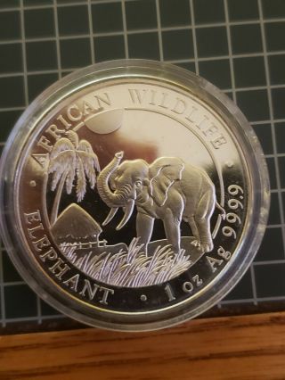 2017 Somalia 1 Oz Silver Elephant