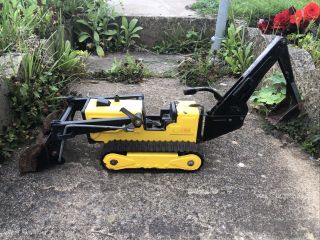 Vintage Tonka T6 Mechanical Digger With Rear Scoop