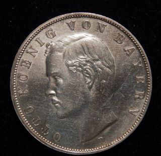 Germany Bavaria 1909 - D 3 Mark Silver Coin