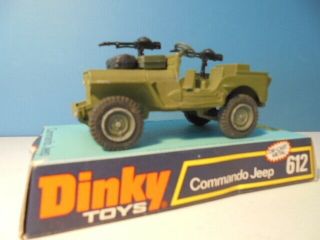 Dinky Toys Commando Jeep,  612,  C1973
