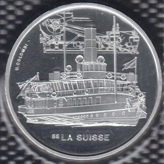 Switzerland 20 Francs 2018 Steamboat " La Suisse " Silver Unc