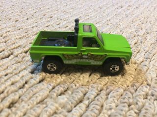 1977 Hot Wheels Green Eagle Chevrolet Pickup Truck Blackwall Bywayman 2