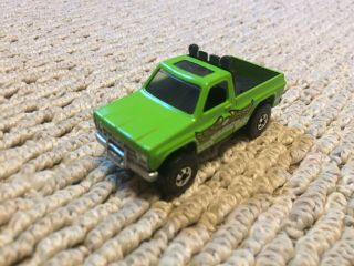1977 Hot Wheels Green Eagle Chevrolet Pickup Truck Blackwall Bywayman 3