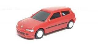 1/87 Dydo Initial D Honda Civic Sir Red Pullback Toy Model Car