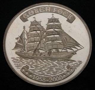 Togo 500 Francs Nd (2000) Proof - Silver - Gorch Fock - 3723