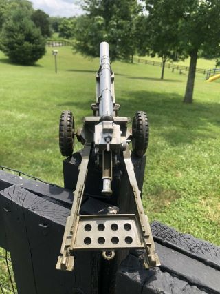 Vintage Marx Lumar Mobile Howizter Artillery Field Cannon.  Old Toy.