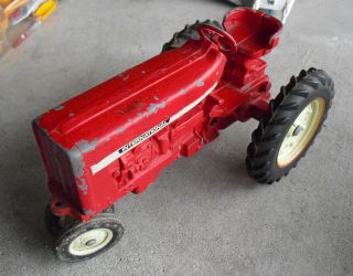 Vintage Ertl Diecast Red International Farm Tractor Look