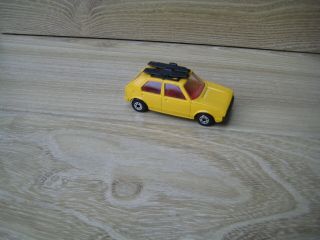 Matchbox Superfast No7 Vw Golf Yellow / Red Int Absolutely (loose)