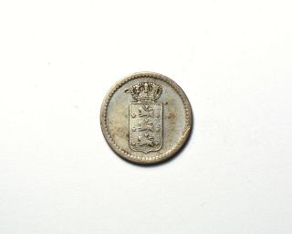 1840 Danish West Indies 10 Skilling Silver