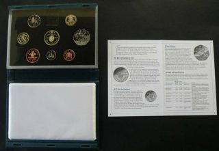 1994 Great Britain - Official Proof Set (8) W D - Day 50 Pence,  Bank Of England £2