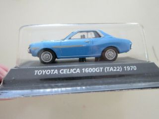 Konami - Scale 1/64 - Toyota Celica 1600gt Ta22 1970 Blue - Mini Car - C00