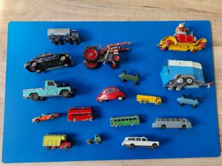 Vintage Diecast Toy Cars X17 Spares,  Repairs. ,  Lesney,  Corgi,  Lone Star Etc