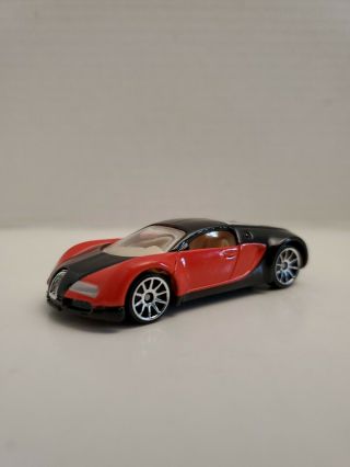 Bugatti Veyron - 2003 Hot Wheels First Editions - Black & Red C116 Loose