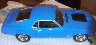 Motor Max 1:24 1970 Ford Mustang Boss 429 Die - Cast Blue