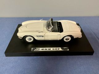 Bmw 507 Touring Sport White 1991 Revell 1:18 Scale Diecast Model Read