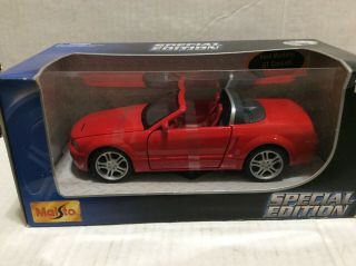 Maisto Ford Mustang Gt Concept Convertible Die Cast Metal 1/24
