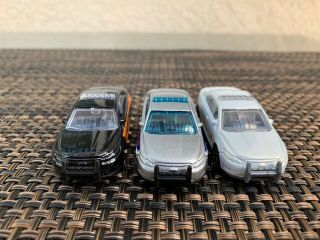 Matchbox Ford Police Interceptor - 3 cars 3