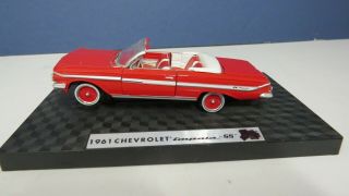Malibu Loc Riderz 1/32 1961 Chevrolet Impala Ss Red (missing Side Mirror)