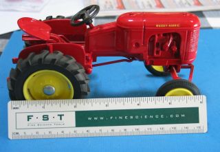 Vintage Massey - Harris Pony Die - Cast Tractor Wide Front On Rubber Tires Vg - Excell