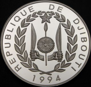 DJIBOUTI 100 Francs 1994 Proof - Silver - 1996 Olympics - 622 ¤ 2