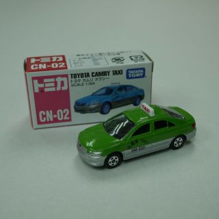 Takara Tomy Tomica Cn - 02 Toyota Camry Taxi (made In China)