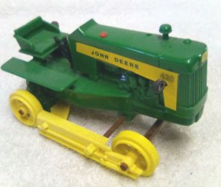 Vintage 1988 Trumm John Deere 430 Crawler Tractor 1/16 Farm Toy
