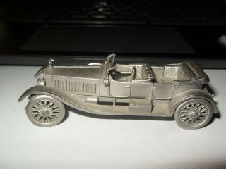 Danbury Classic 1914 R.  R.  Alpine Eagle Pewter Collectible Car Pre - Owned