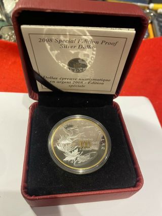 2008 Special Edition Proof Canadian Silver Dollar With