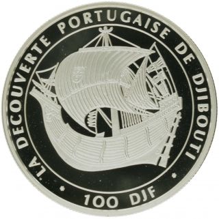 Djibouti - Silver 100 Francs - 