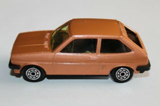 Vintage 1/43 Diecast Orange Ford Fiesta Jet - Car De Norev No.  873 - Singapour