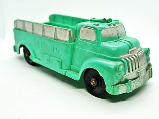Vintage Auburn Rubber Co.  Green/silver Toy Truck
