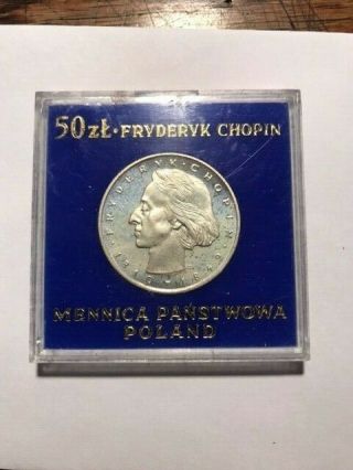 1972 Poland Silver 50 Zlotych Proof 543