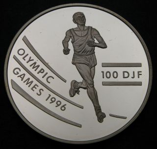Djibouti 100 Francs 1994 Proof - Silver - 1996 Olympic Games - 806