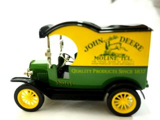 1912 Ford Model T Delivery Truck John Deere Diecast 1:24 Model Gearbox Coin Bank
