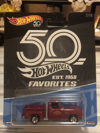 2018 Hot Wheels 50th Anniversarie Favorites 1978 Dodge Li’l Red Express 7/10