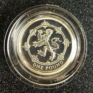 1999 United Kingdom Silver Proof One Pound Coin