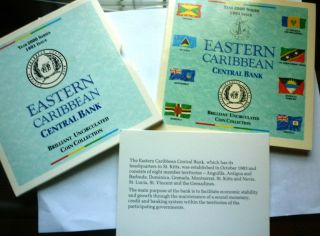 1991 Eastern Caribbean States - Official Bu Set (6) - Royal W/