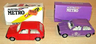 Corgi Austin Mini Metro Models X2 Inc.  Charles & Diana 1981 Vgc
