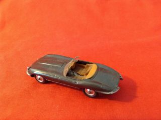 Rare Old 1/43 Corgi Toys Made In England 37 Jaguar Type " E " Spyder 1962 D.  Grey