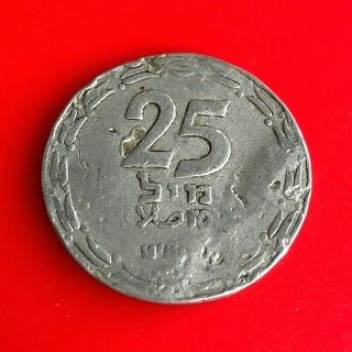 Israel 25 Mils,  1948