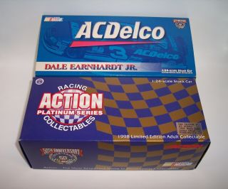 ACTION COLLECTIBLES 1/24 AC DELCO DALE EARNHARDT JR 1998 MONTE CARLO NASCAR MIB 3