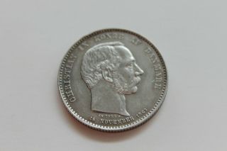 Denmark 2 Kroner 1888 Silver (scratches) Nr.  875 @
