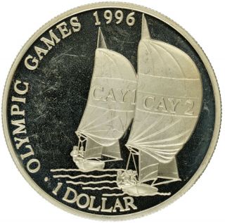 Cayman Islands - Silver 1 Dollars Coin - 