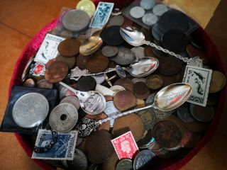 Joblot Old Coins Over 2 Kg World Coins,  You Will Receive What Is In The Pictures