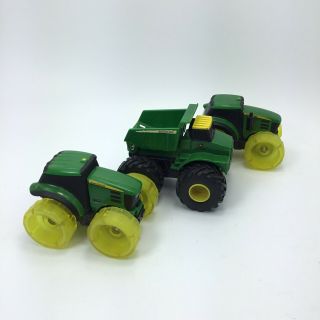 John Deere Toy Tractors And Big Wheels Dump Truck