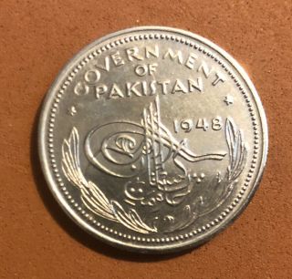 1948 Pakistan 1/4,  1 Rupee - Set Of 2 Proof - Collectible Coins Km 5,  Km 7combined S&h