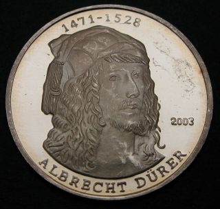 Togo 500 Francs 2003 Proof - Silver - Albrecht Durer - 3726