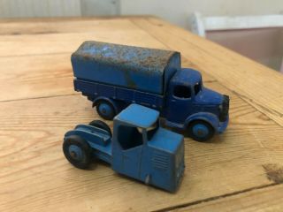 Dinky Toys Electric Tractor Unit And Austin Covered Truck No.  413