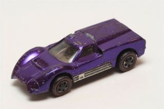 J37 Vintage Mattel Hot Wheels Redline 1968 Us Purple Ford J - Car 1of2